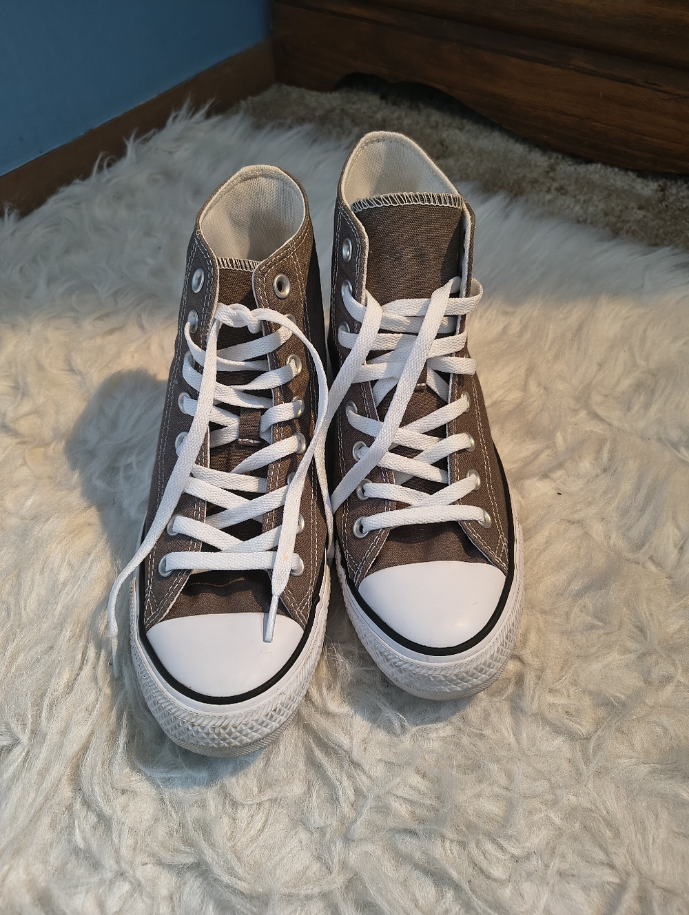 Converse All Star Gray/Brown Hightops